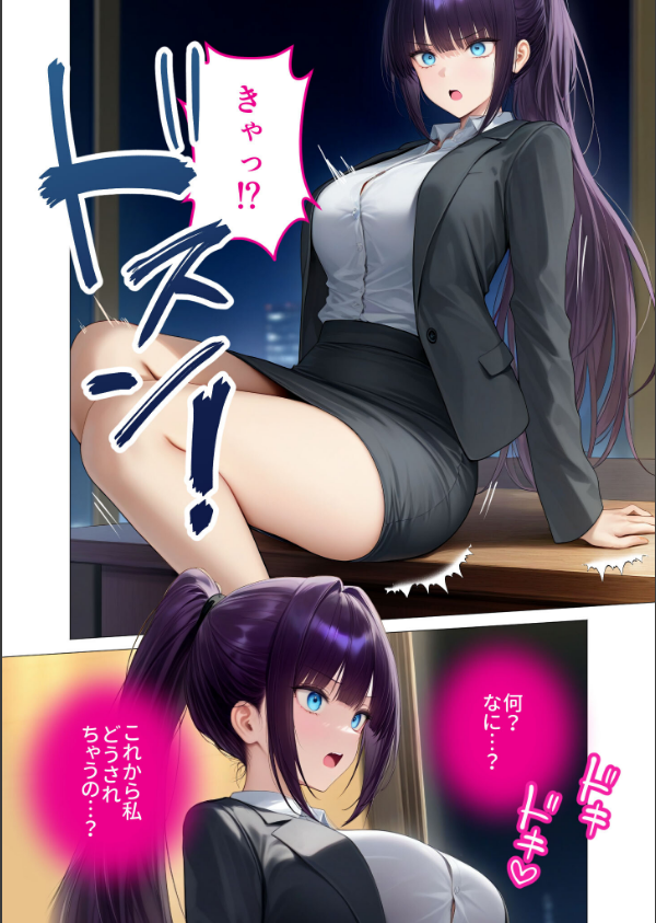 カタブツ美人OLの裏腹な性欲 モザイク版_17枚目の画像